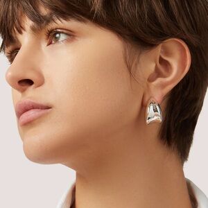 JENNY BIRD Paige Puff Earrings in Silver
